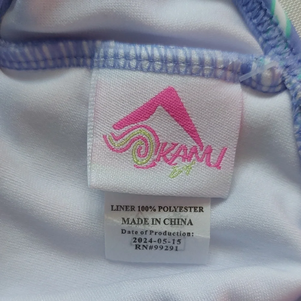Kanu Surf Julia‎ Girls Bikini Purple Floral Size 12